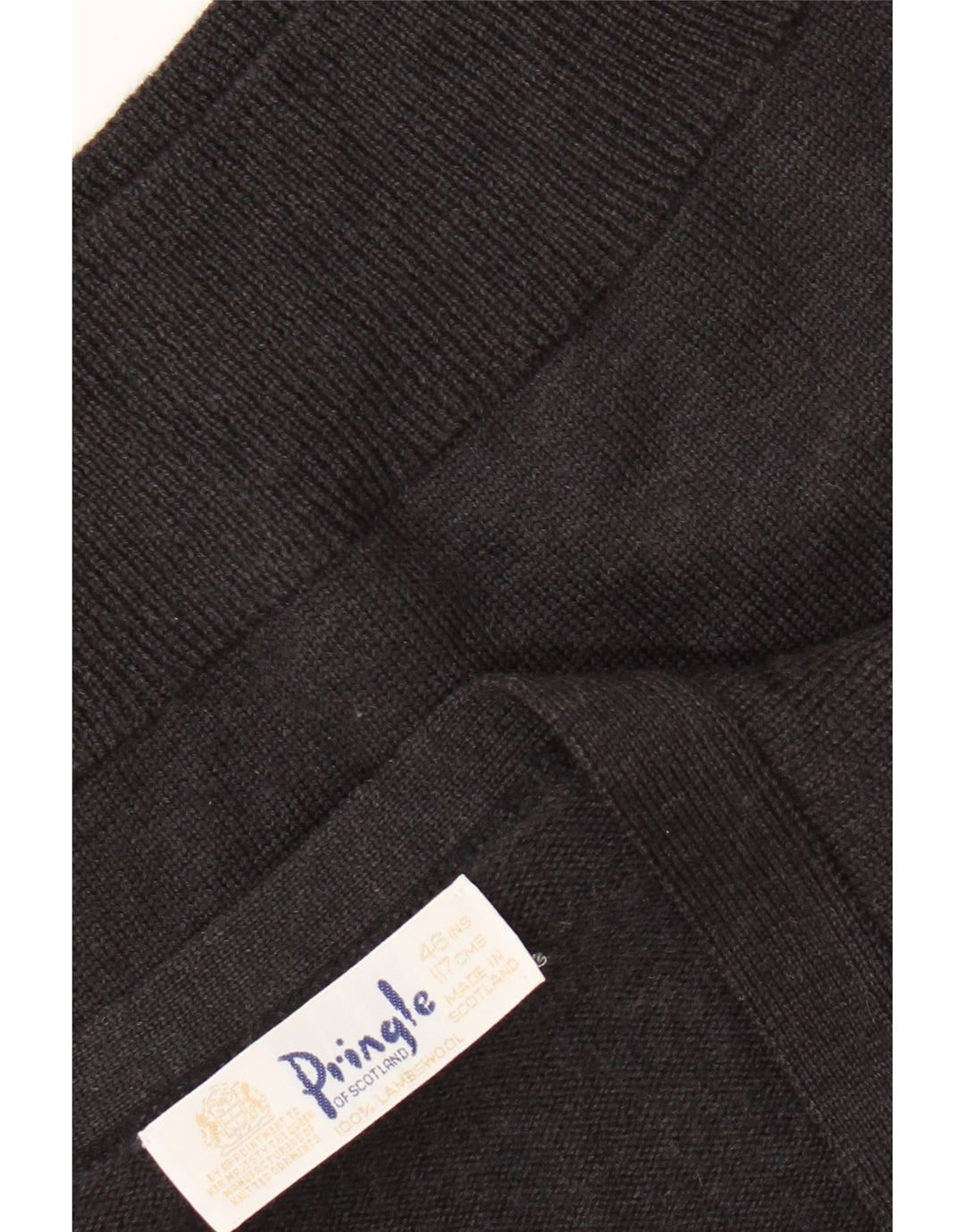 Pringle Womens Oversized Cardigan Sweater IT 46 Large Black Lambswool