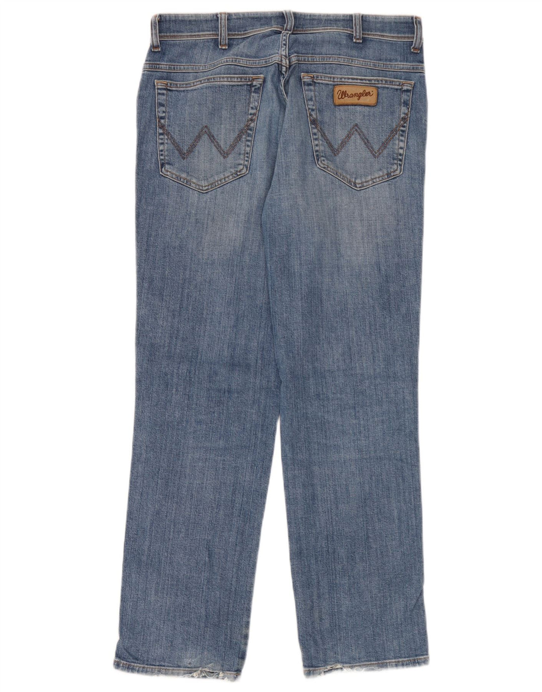 Wrangler Mens Texas Straight Jeans W34 L30 Blue Cotton