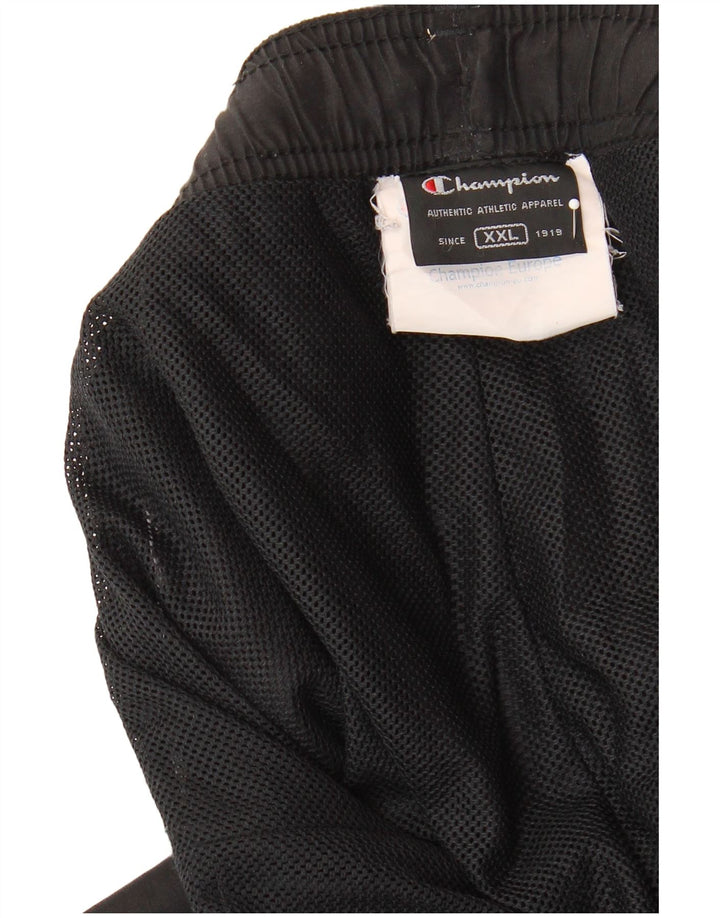 Champion Mens Tracksuit Trousers 2XL  Black Polyester