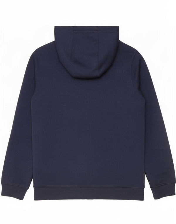 Nike Boys Zip Hoodie Sweater 12-13 Years Large Navy Blue Colourblock