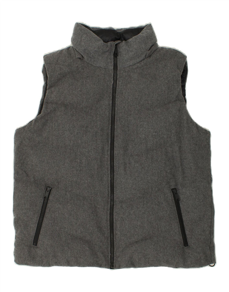 GAP Womens Padded Gilet UK 18 XL Grey Wool | Vintage Gap | Thrift | Second-Hand Gap | Used Clothing | Messina Hembry 