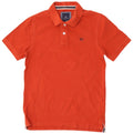 CREW CLOTHING Mens Polo Shirt Small Orange Cotton