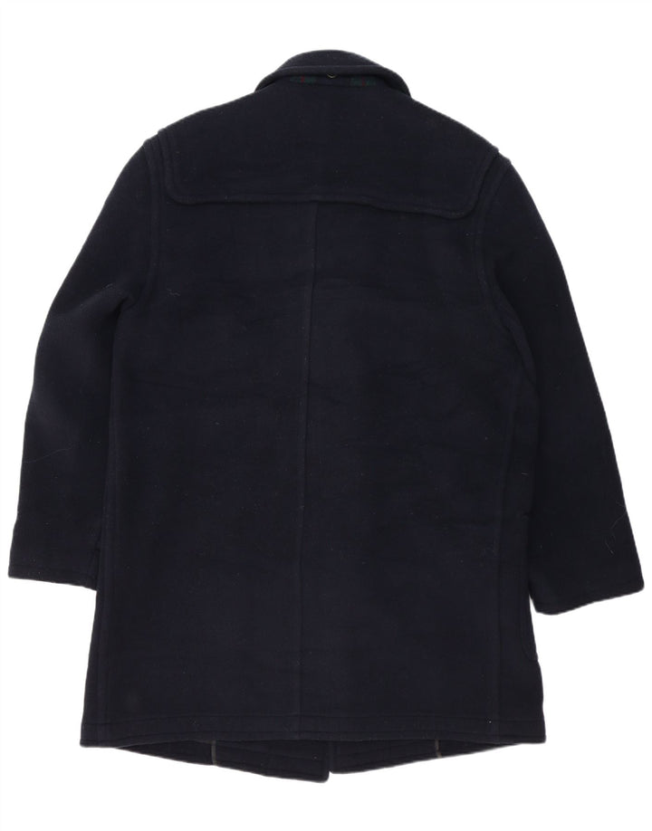 Pierre Cardin Mens Duffle Coat UK 38 Medium Navy Blue Cashmere
