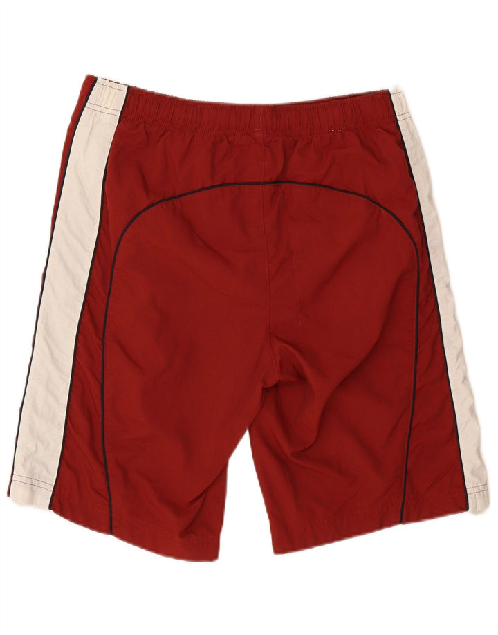 Champion Mens Sport Shorts Medium Burgundy Colourblock Polyamide