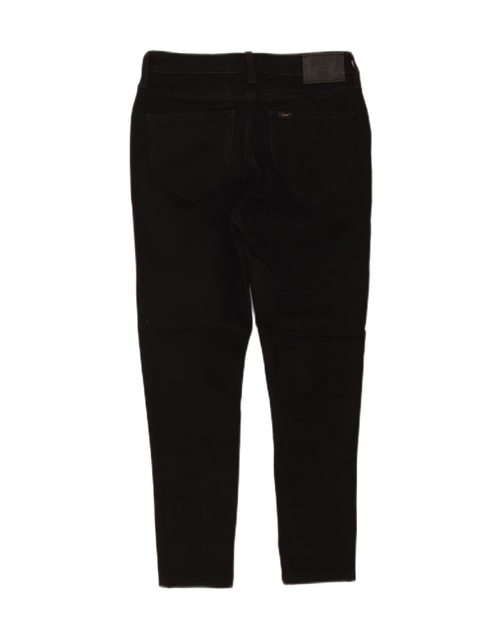 Lee Womens Marion Stretch Slim Jeans W29 L25 Black Cotton