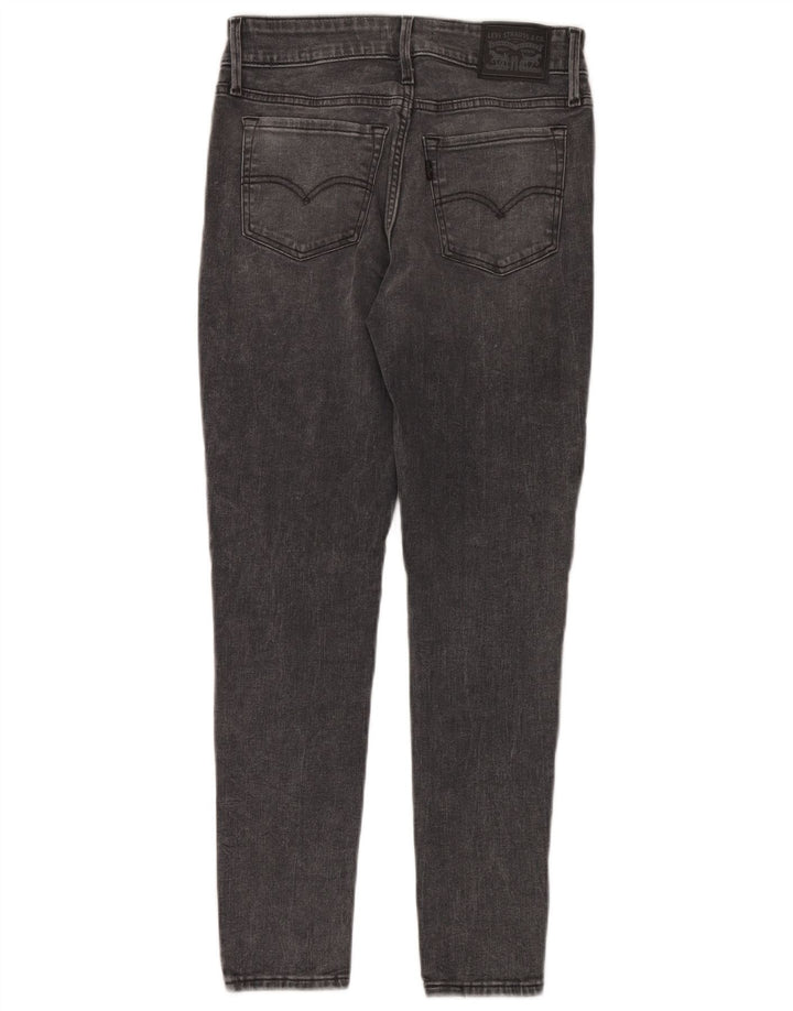 Levi's Womens 711 Skinny Jeans W27 L28 Grey Cotton