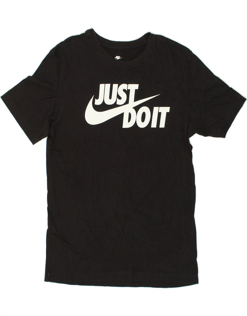 NIKE Mens Graphic T-Shirt Top Small Black Cotton | Vintage Nike | Thrift | Second-Hand Nike | Used Clothing | Messina Hembry 