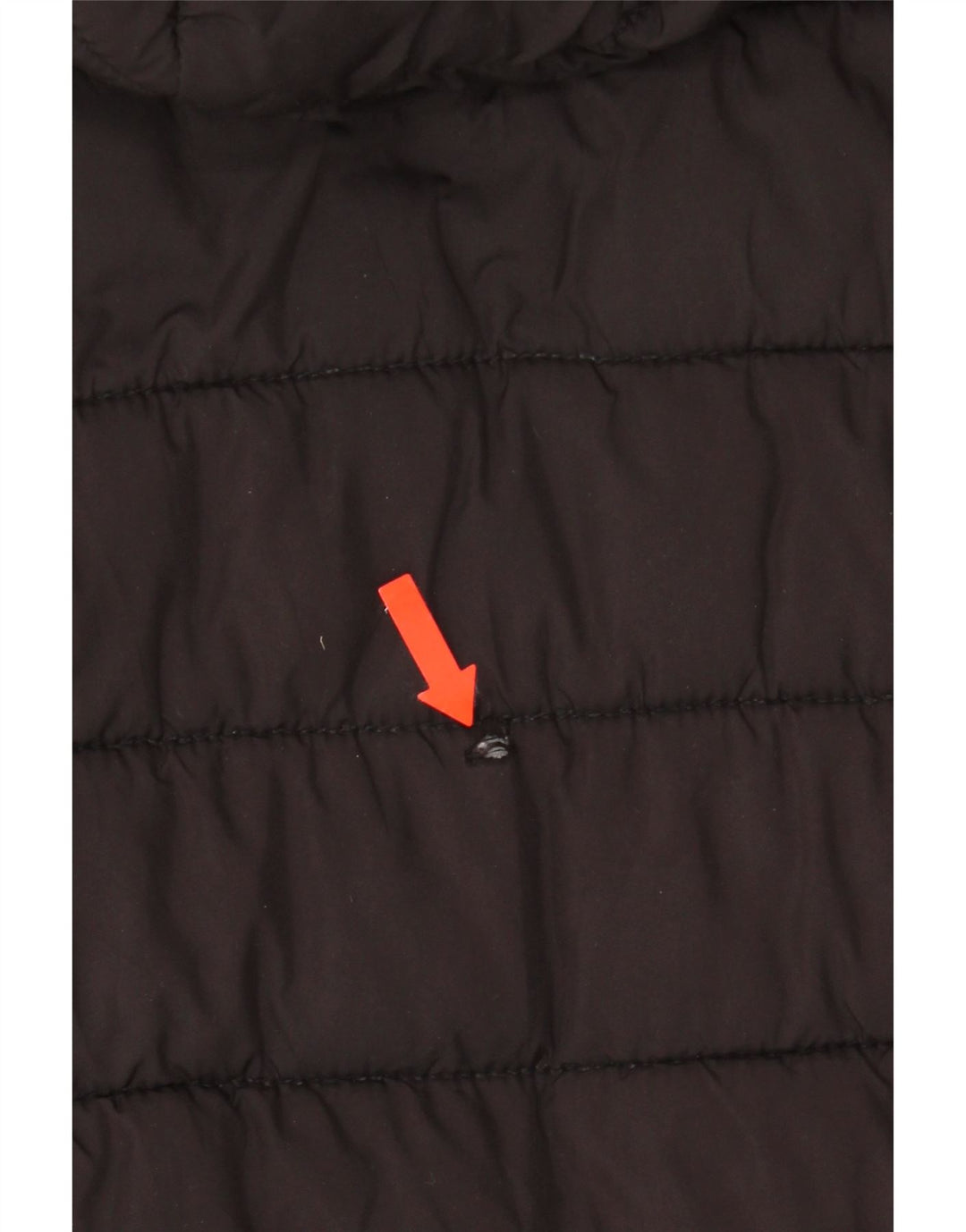 Champion Womens Hooded Padded Jacket UK 10 Small Black Polyester