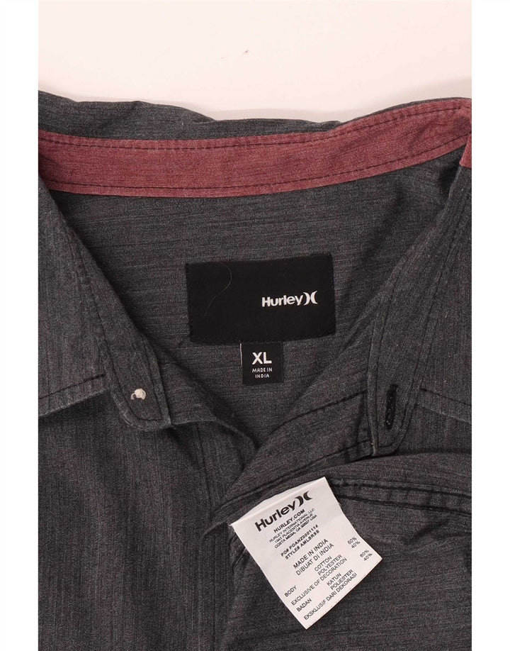 Hurley Mens Shirt XL Grey Cotton