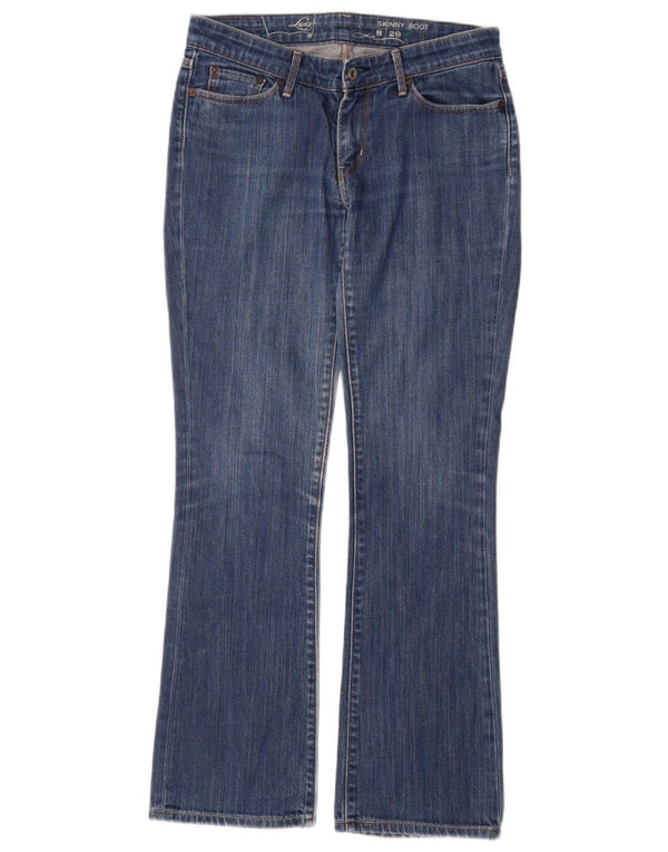 Levi's Womens Skinny Bootcut Jeans US 8 Medium W29 L32 Blue