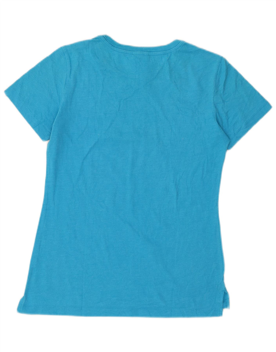 CHAMPION Womens Heritage Fit Graphic T-Shirt Top UK 12 Medium Blue