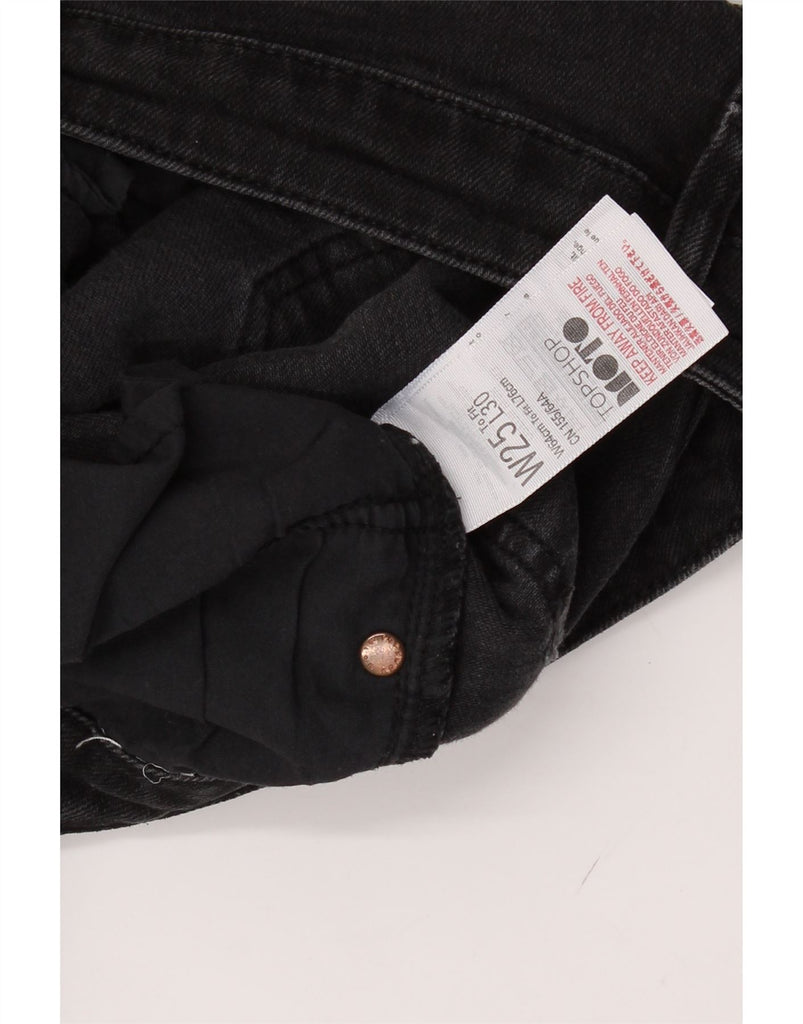 TOPSHOP Womens Straight Jeans W25 L24 Black Cotton Vintage Topshop and Second-Hand Topshop from Messina Hembry 
