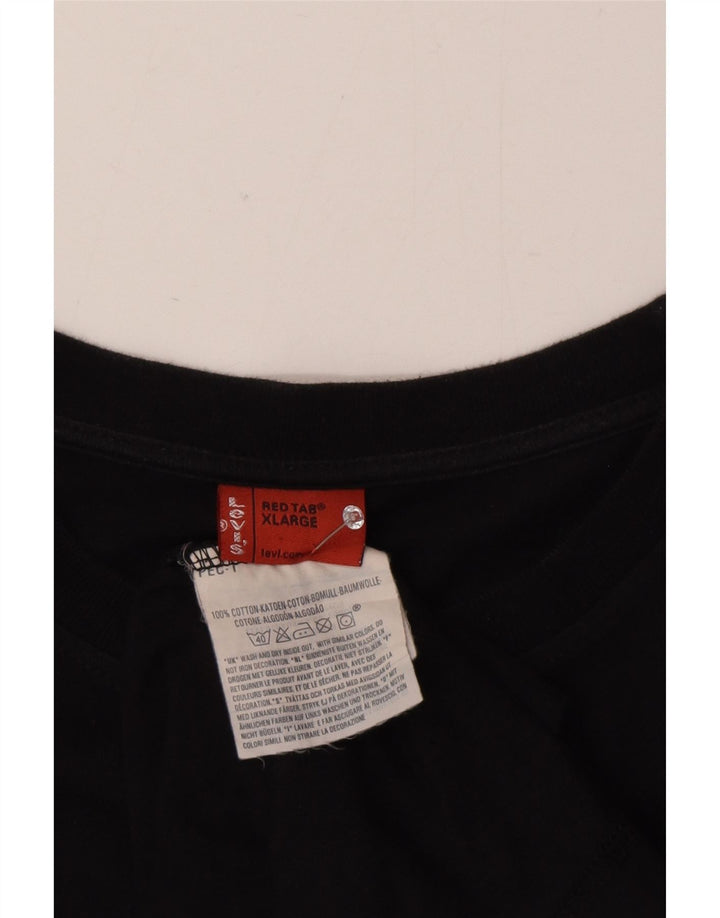 Levi's Mens Top Long Sleeve XL Black Cotton