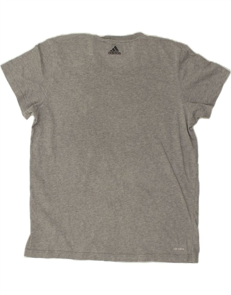 ADIDAS Mens Graphic T-Shirt Top XL Grey Cotton | Vintage Adidas | Thrift | Second-Hand Adidas | Used Clothing | Messina Hembry 