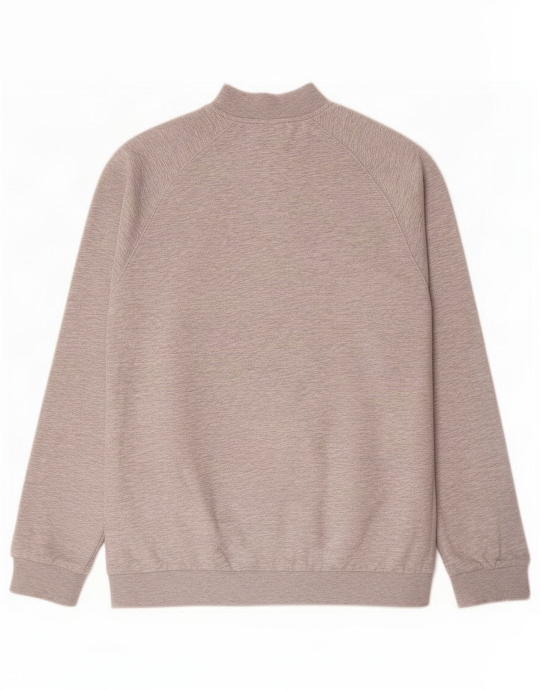 Puma Mens Zip Neck Sweatshirt Jumper Medium Grey Flecked Cotton