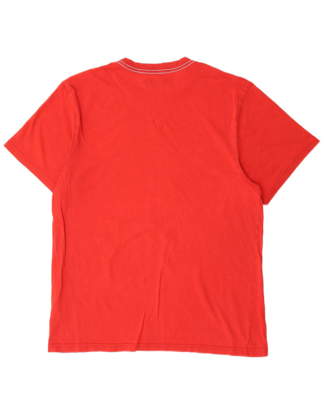 Adidas Mens Graphic T-Shirt Top Large Red Cotton