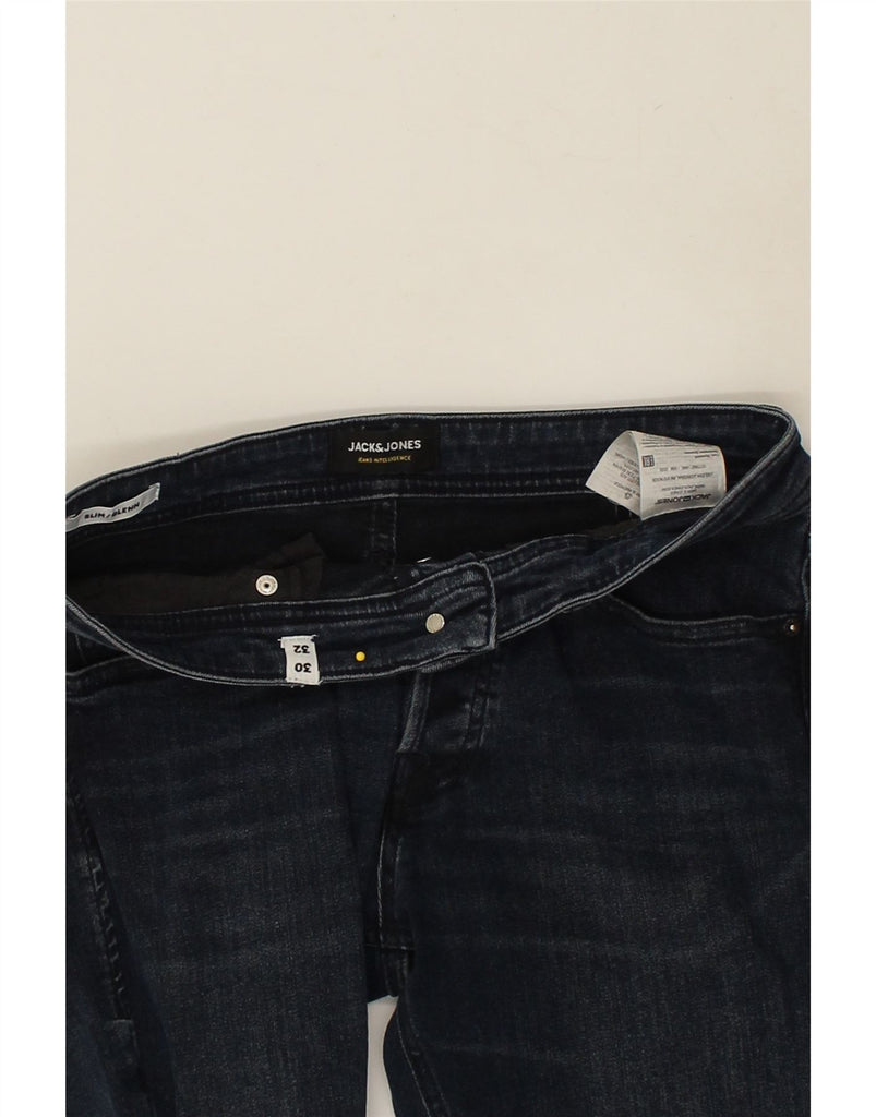 JACK & JONES Womens GLENN Slim Jeans W30 L32  Navy Blue Cotton | Vintage Jack & Jones | Thrift | Second-Hand Jack & Jones | Used Clothing | Messina Hembry 