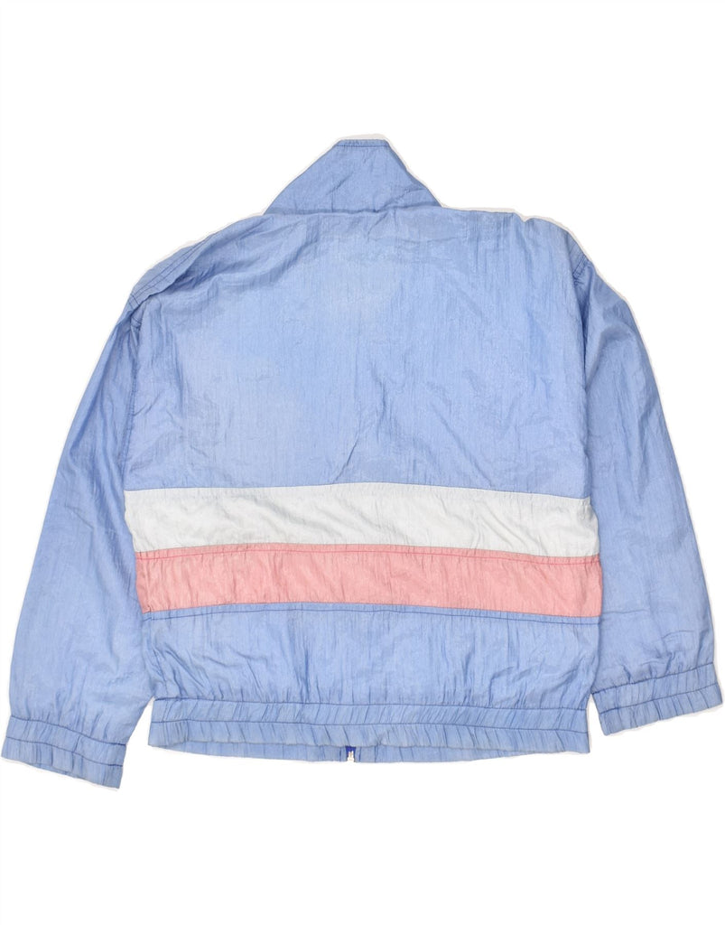 DIADORA Girls Bomber Jacket 13-14 Years Blue Colourblock Polyamide | Vintage Diadora | Thrift | Second-Hand Diadora | Used Clothing | Messina Hembry 