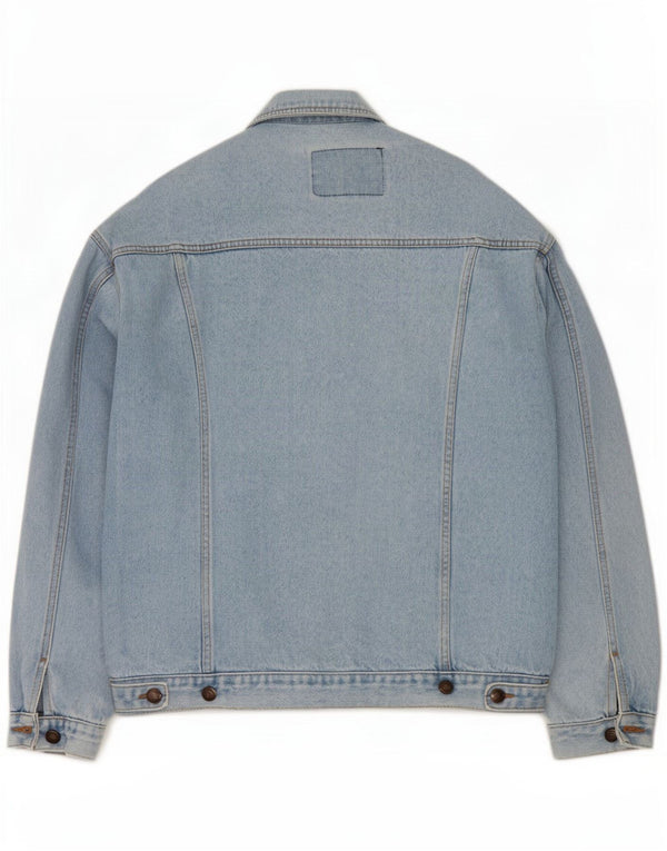 Casucci Mens Denim Jacket UK 42 XL Blue Cotton