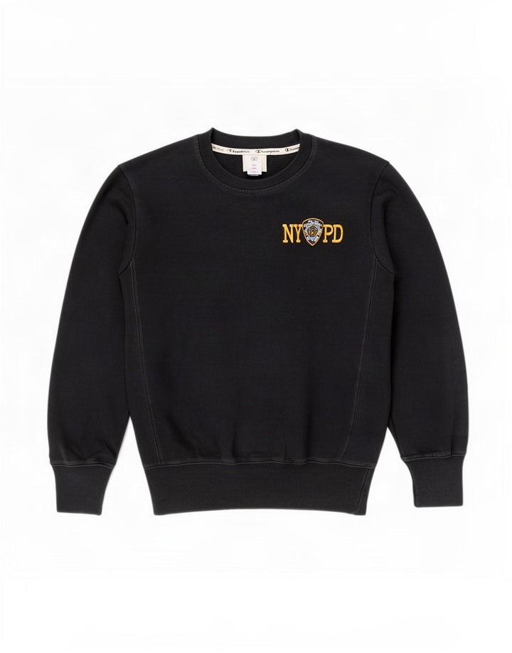 Champion Mens Sweatshirt Jumper Medium Navy Blue Cotton
