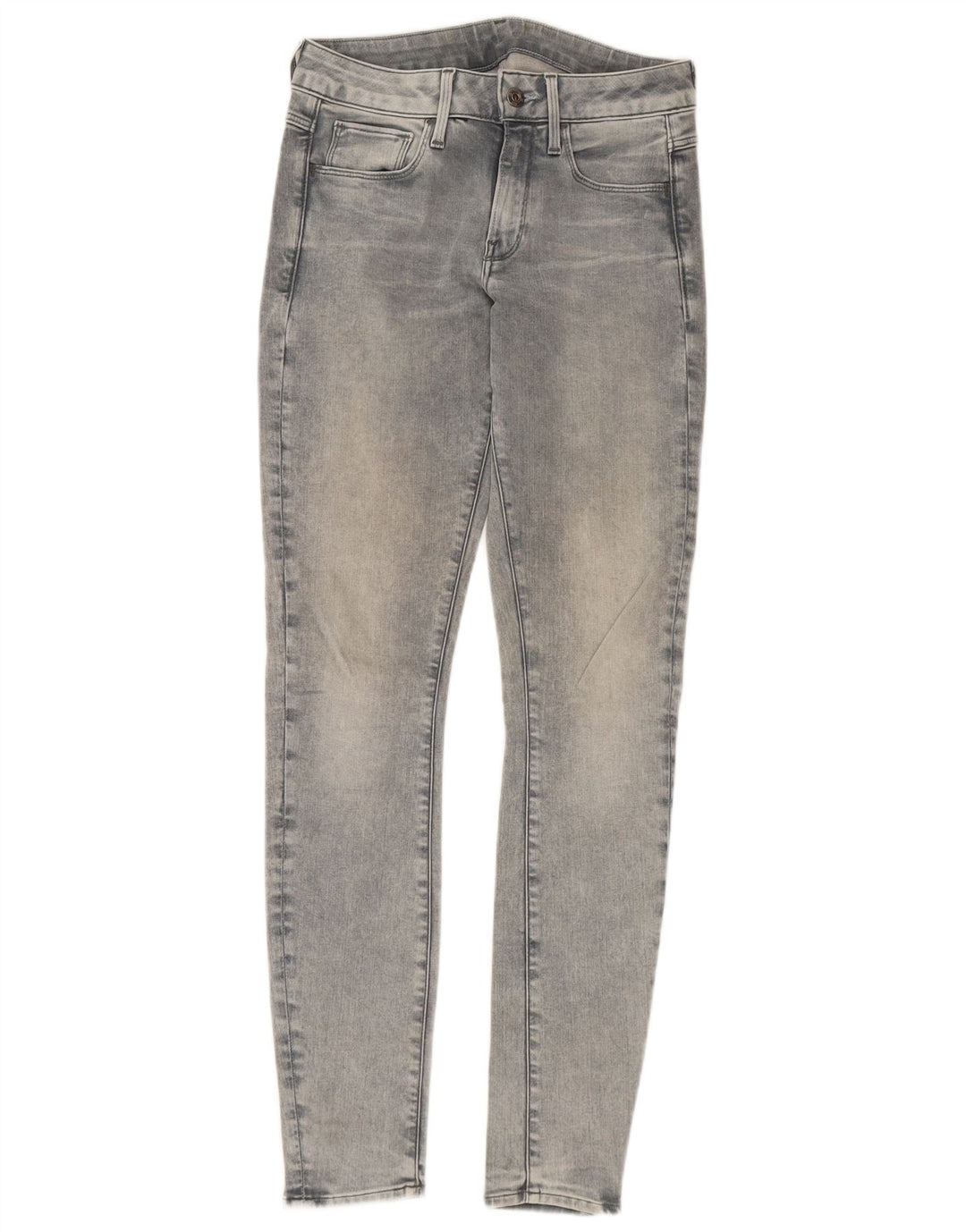 G-STAR Womens Skinny Jeans W28 L32 Grey Cotton