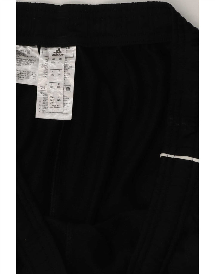 Adidas Mens Tracksuit Trousers Joggers 2XL Black Polyester