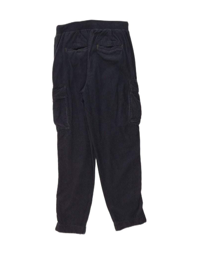 WHITE STUFF Womens Cargo Tracksuit Trousers UK 8 Small  Navy Blue Cotton Vintage White Stuff and Second-Hand White Stuff from Messina Hembry 