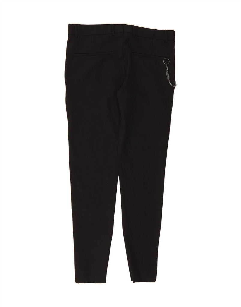 ZARA Mens Slim Chino Trousers EU 40 Medium W31 L29 Black Polyamide Vintage Zara and Second-Hand Zara from Messina Hembry 