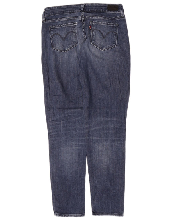 Levi's Womens Demi Curve Mid Rise Skinny Jeans W27 L30 Blue Cotton