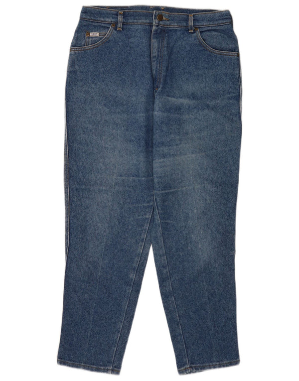 Lee Womens High Waist Tapered Jeans US 16 2XL W32 L27 Blue Cotton