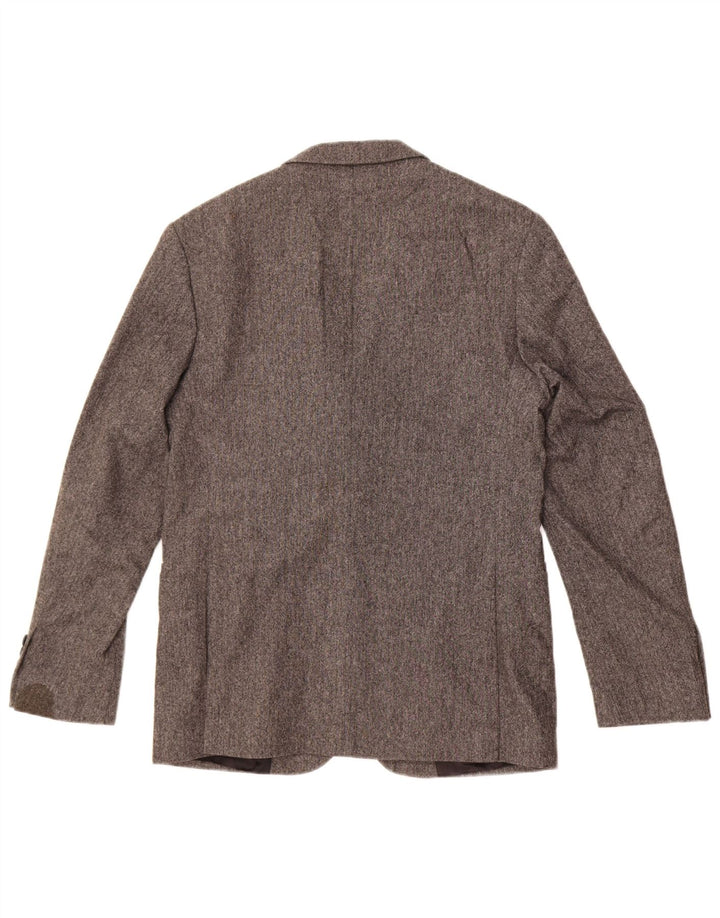 Cos Mens 2 Button Blazer Jacket EU 48 Medium Grey Wool