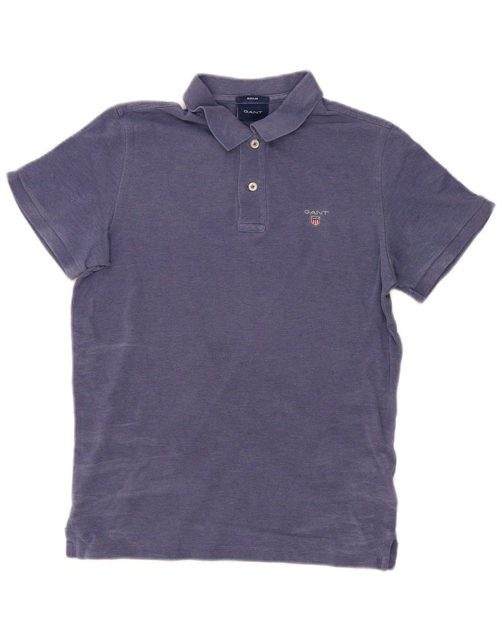 Gant Mens Regular Fit Polo Shirt Small Blue
