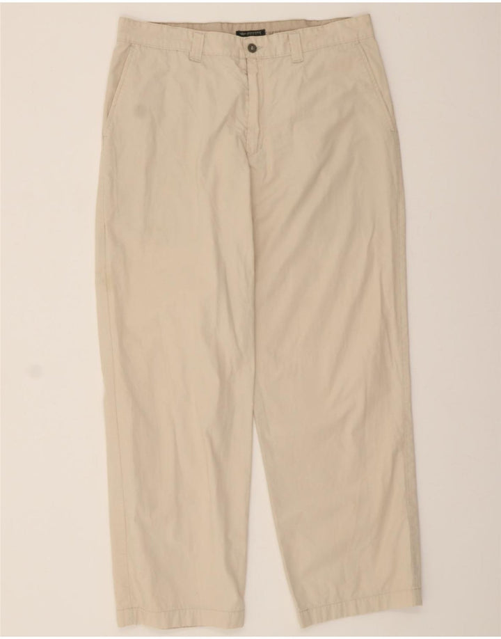 DOCKERS Mens Straight Chino Trousers W34 L29 Beige Vintage Dockers and Second-Hand Dockers from Messina Hembry 