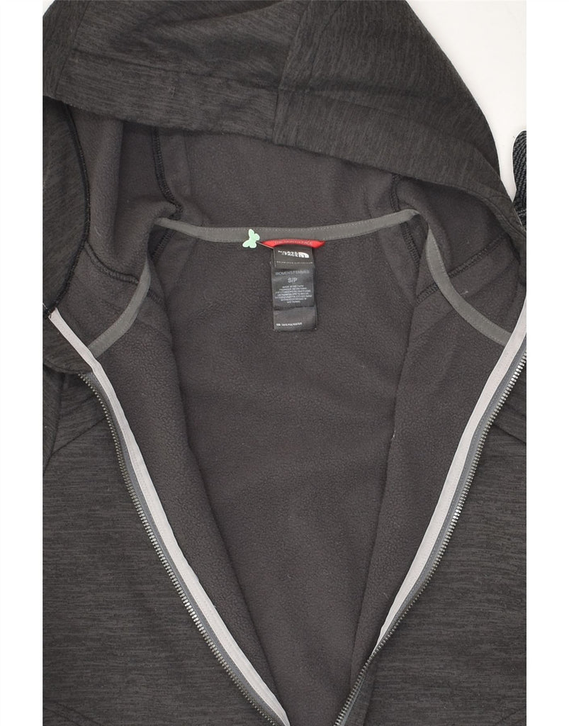 THE NORTH FACE Womens Zip Hoodie Sweater UK 10 Small Grey Polyester | Vintage The North Face | Thrift | Second-Hand The North Face | Used Clothing | Messina Hembry 