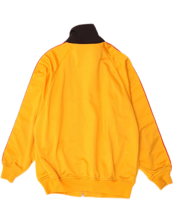 Kappa Boys Tracksuit Top Jacket 9-10 Years Medium Yellow Colourblock