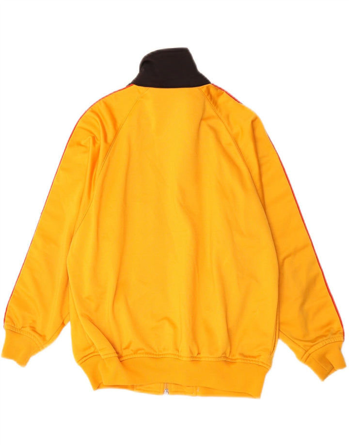 Kappa Boys Tracksuit Top Jacket 9-10 Years Medium Yellow Colourblock