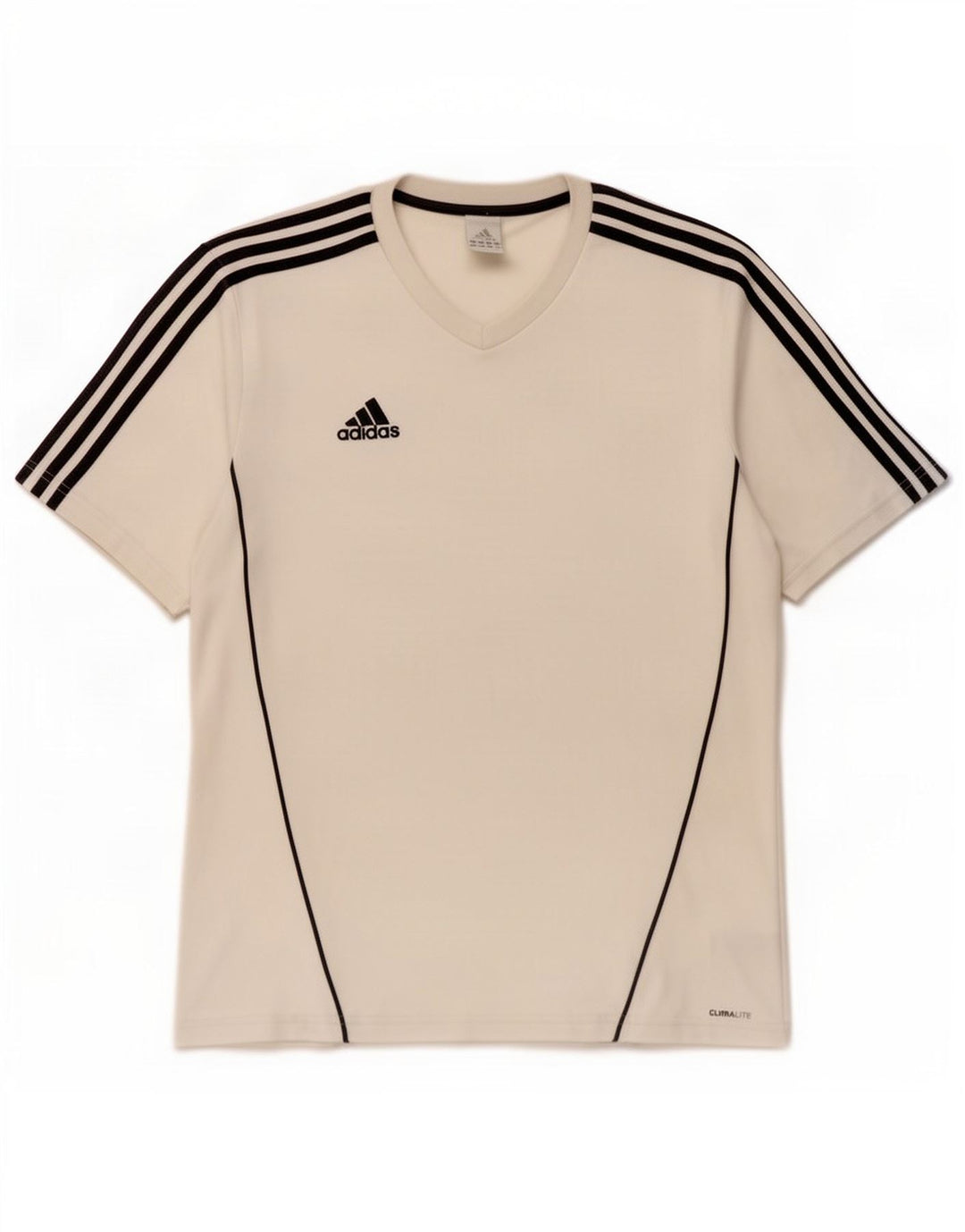 Adidas Mens Climalite T-Shirt Top Large White Polyester