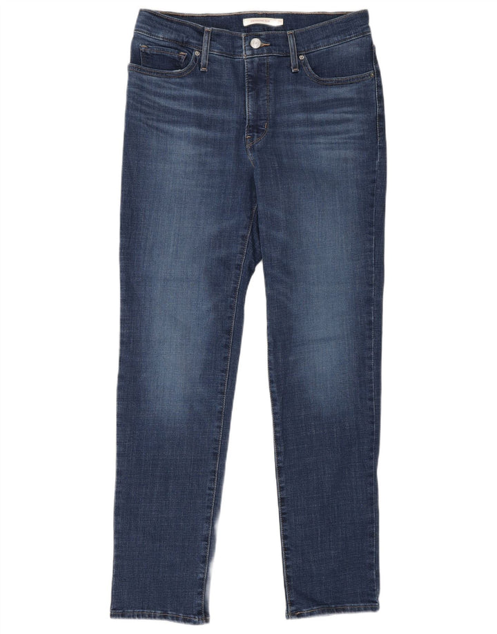 Levi's Womens 312 Shaping Slim Jeans W29 L30 Blue Cotton