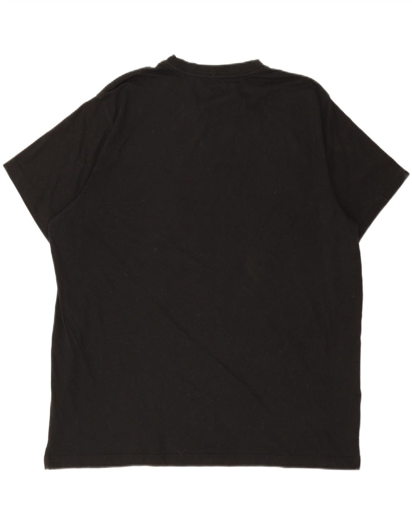 EDDIE BAUER Mens T-Shirt Top 2XL Black Cotton Vintage Eddie Bauer and Second-Hand Eddie Bauer from Messina Hembry 