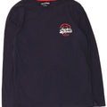 Jack & Jones Mens Top Long Sleeve Medium Navy Blue Cotton