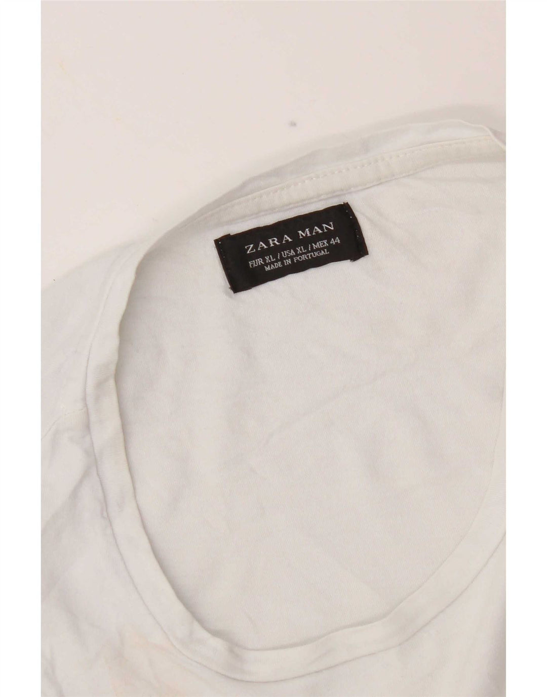 Zara Mens T-Shirt Top XL Grey Colourblock