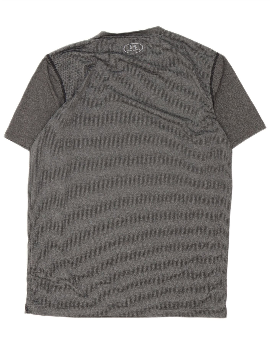 Under Armour Mens Heat Gear T-Shirt Top Medium Grey Polyester
