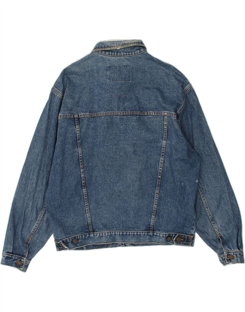 MASH Mens Denim Jacket UK 42 XL Blue | Vintage Mash | Thrift | Second-Hand Mash | Used Clothing | Messina Hembry 