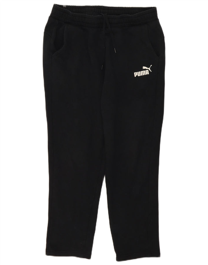 Puma Womens Tracksuit Trousers UK 16 Large  Black Cotton