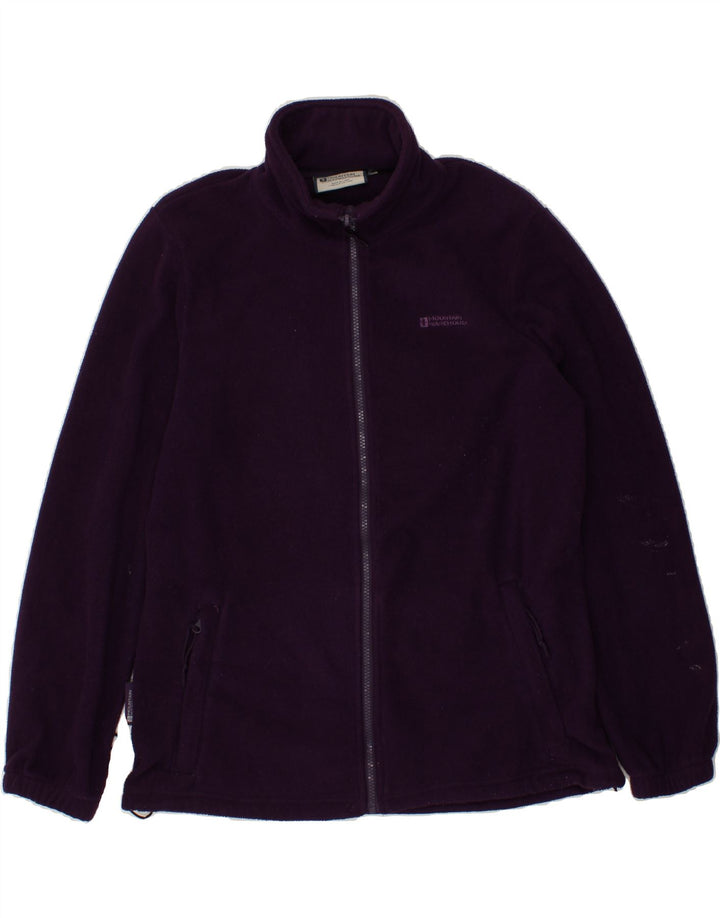 MOUNTAIN WAREHOUSE Womens Fleece Jacket UK 16 Large Purple Polyester Vintage Mountain Warehouse and Second-Hand Mountain Warehouse from Messina Hembry 
