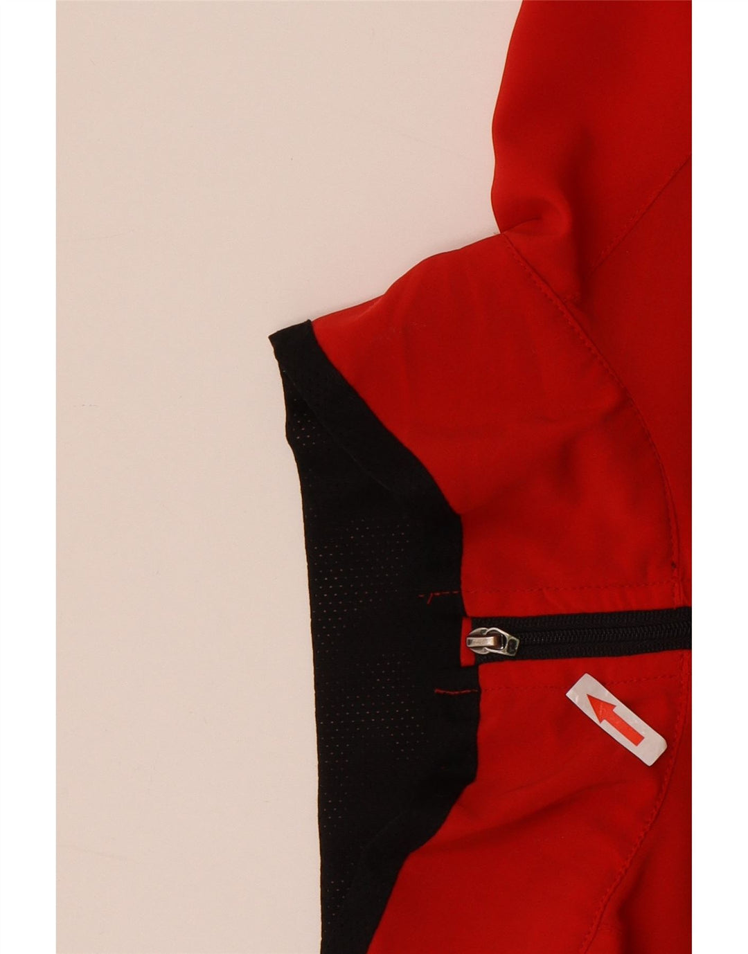 The North Face Womens Tracksuit Top Jacket UK 14 Medium Red Colourblock