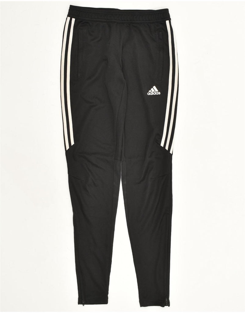 ADIDAS Womens Climacool Tracksuit Trousers UK 4-6 XS Black Polyester | Vintage Adidas | Thrift | Second-Hand Adidas | Used Clothing | Messina Hembry 