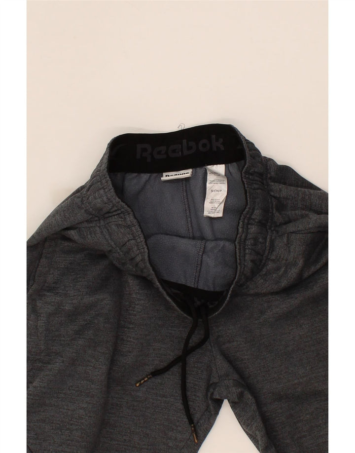REEBOK Mens Tracksuit Trousers Joggers Small  Grey Polyester Vintage Reebok and Second-Hand Reebok from Messina Hembry 
