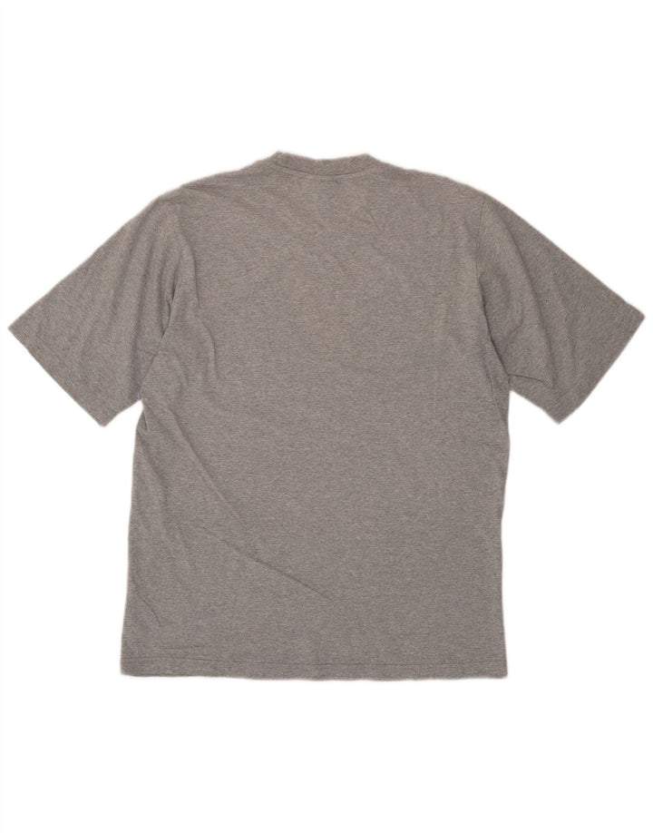 ADIDAS Mens Graphic T-Shirt Top Small Grey Cotton