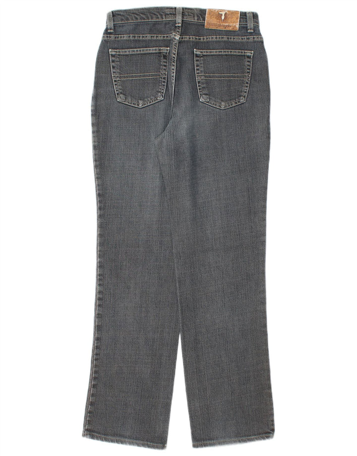 Trussardi Womens Straight Jeans W27 L30 Blue Cotton